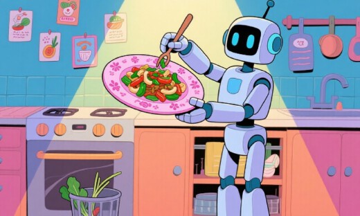 用机器人炒菜，京东首家合营外卖门店开业