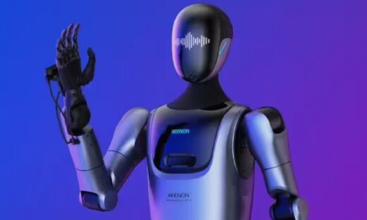 擎朗发布新款双足人形具身服务机器人XMAN-F1