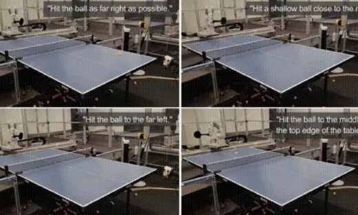 一个乒乓球台，两只机械臂：DeepMind 用 “对抗学习”，让机器人离自主更近一步
