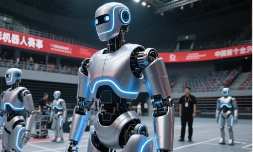 ​中国首个全尺寸人形机器人赛事合肥开赛