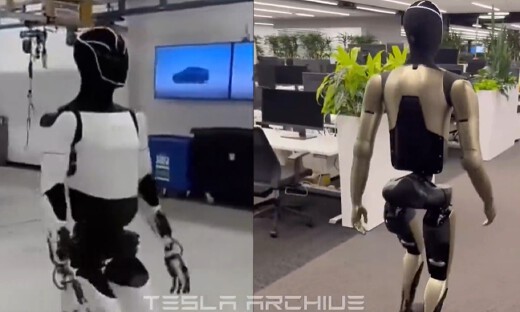 特斯拉金色Optimus爆了，但99%概率是假手