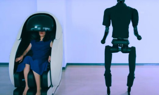 用按摩椅控制人形机器人？肌肉传感器方向