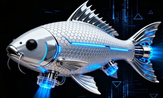 杭州西湖启用鲤鱼造型仿生机器鱼