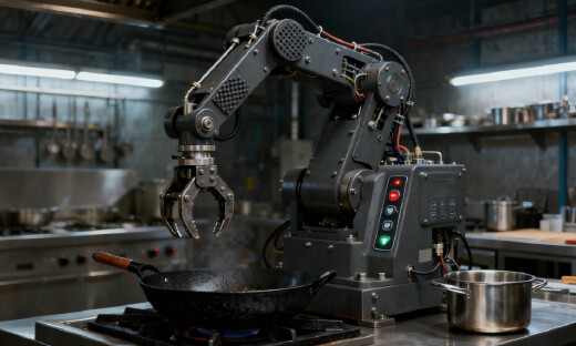 炒菜机器人正在“炒”掉厨师