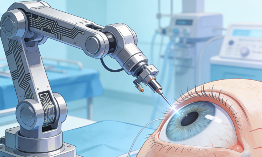 中科院自动化所团队研发出面向眼内手术的自主机器人系统