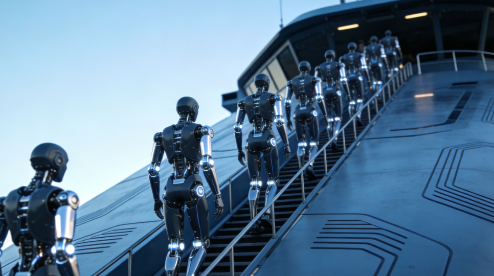 虽然打不了螺丝，但人形机器人们依然想“上岸”