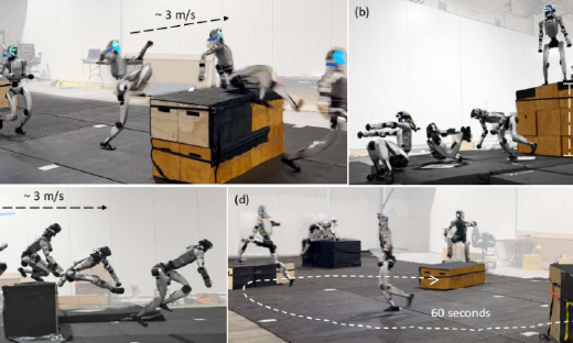 毛宁点赞！宇树G1狂飙3m/s跑酷！人形机器人首次实现人类级动态越障！